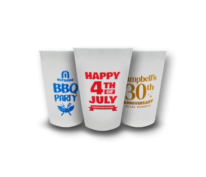 Customizable frosted cup with diffrent designs