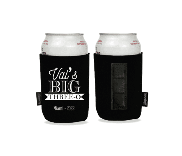 Custom magnetic can koozie